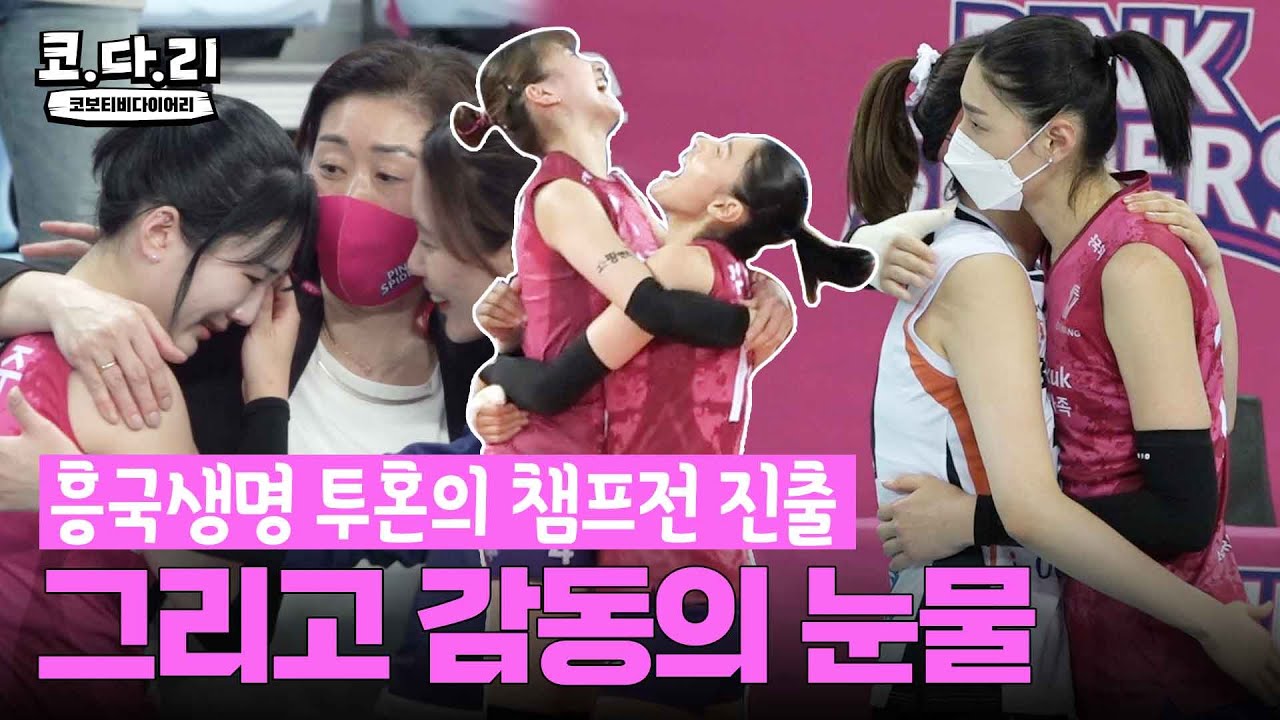 [코다리] 흥국생명 투혼의 챔프전 진출 현장! 눈물바다가 되어버렸네ㅠㅠ