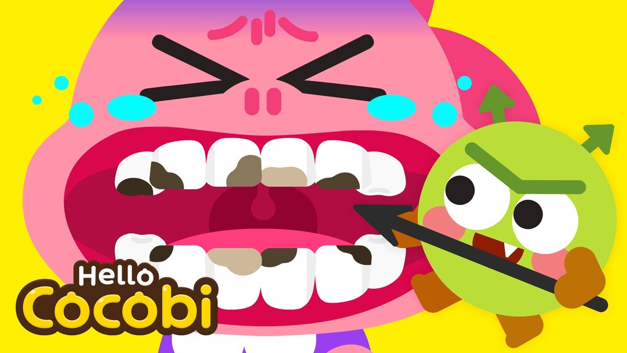 Toothbrush Hero VS Germs🦷😈 Brush Your Teeth Song | Nursery Rhymes For Kids | Hello Cocobi