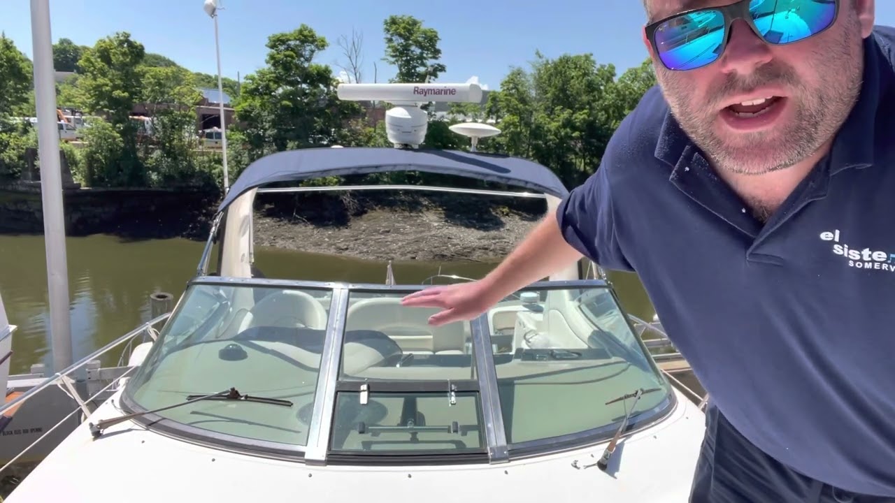 Bimini and 3 curtains on Sea Ray