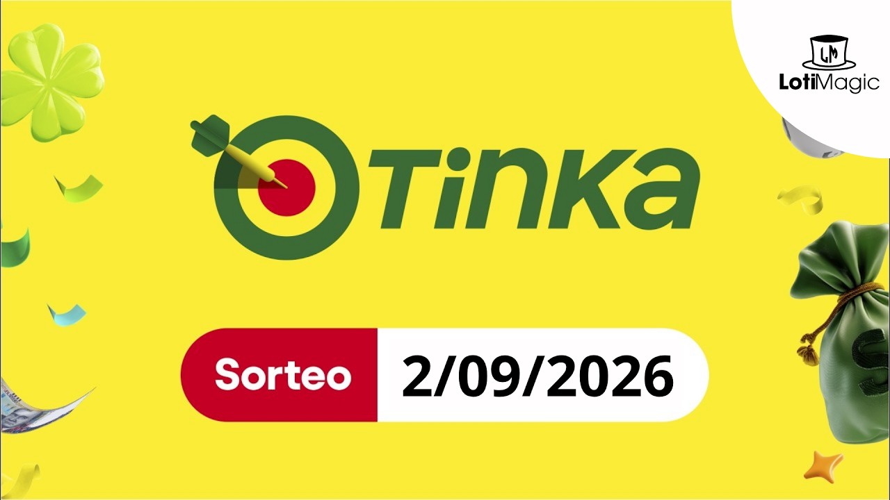 Sorteo La Tinka Per&uacute; - Mi&eacute;rcoles 2 de Septiembre de 2026 |Resultados En Vivo | Pozo Millonario Tinka