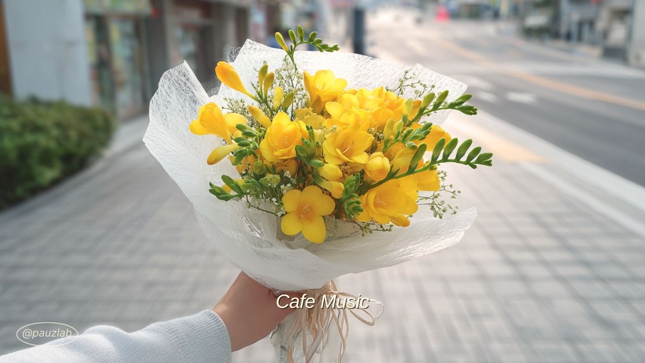 Весеннее кафе ☕ Плейлист с фоновой музыкой для работы и отдыха