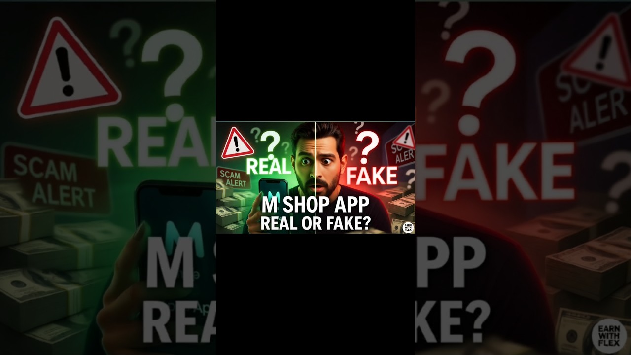 😱 M Shop App Real or Fake? 💰 Live Proof Video! #MShopApp #EarnMoneyOnline #ScamAlert