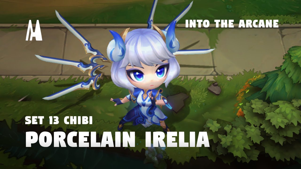 CHIBI PORCELAIN IRELIA | FINISHER, BOOM, EMOTES | TFT SET 13
