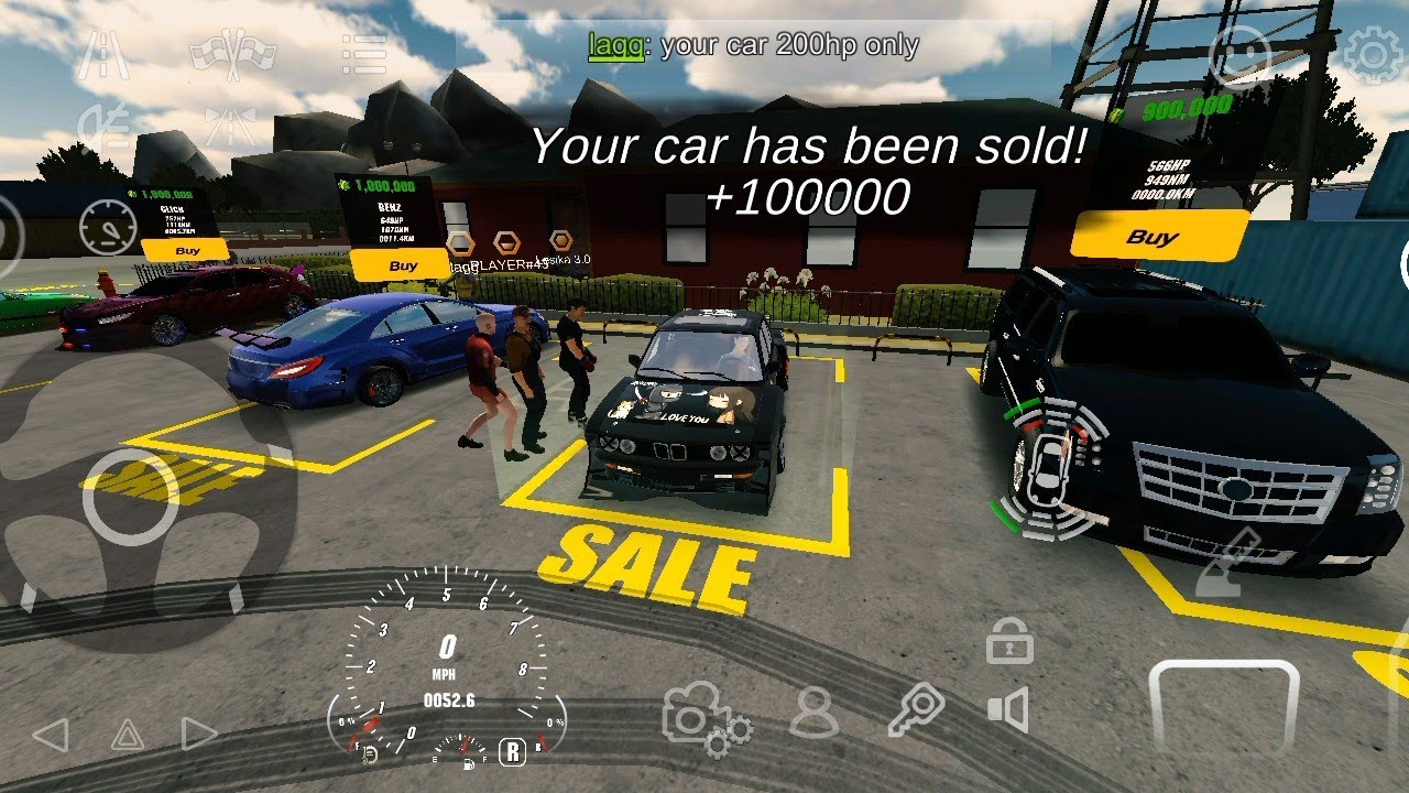 Kar sel 😭$100000💸 car🚗 parking😱 multiplayer🆚