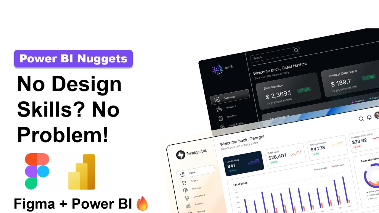 Design Professional Power BI Dashboards with Figma &ndash; No Design Skills Needed!