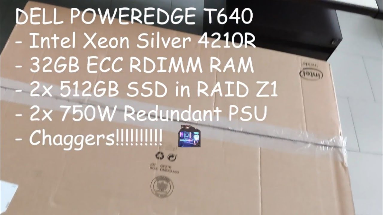 Dell PowerEdge T640 Unboxing