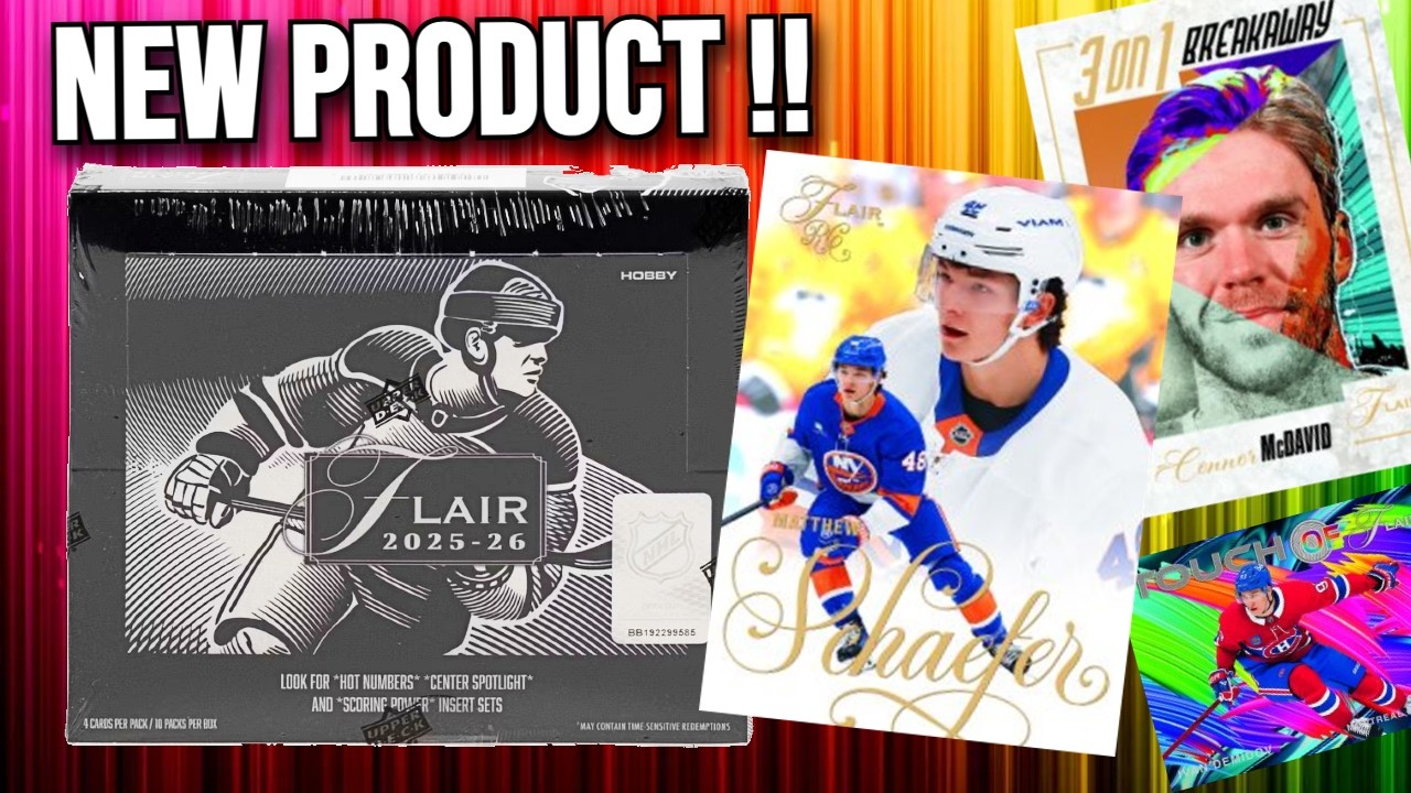 ОШИБОЧНЫЕ НАБОРЫ?! Открытие хобби-бокса Upper Deck Flair Hockey сезона 2025-26!!