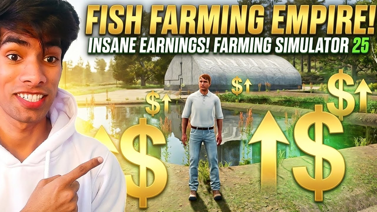 EXPANDING OUR Fish Farm | FARMING SIMULATOR 25 Live