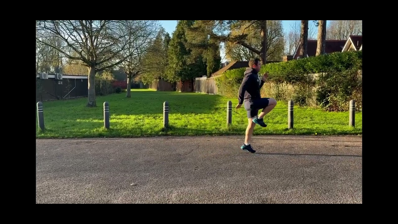 B Skip Running Drill