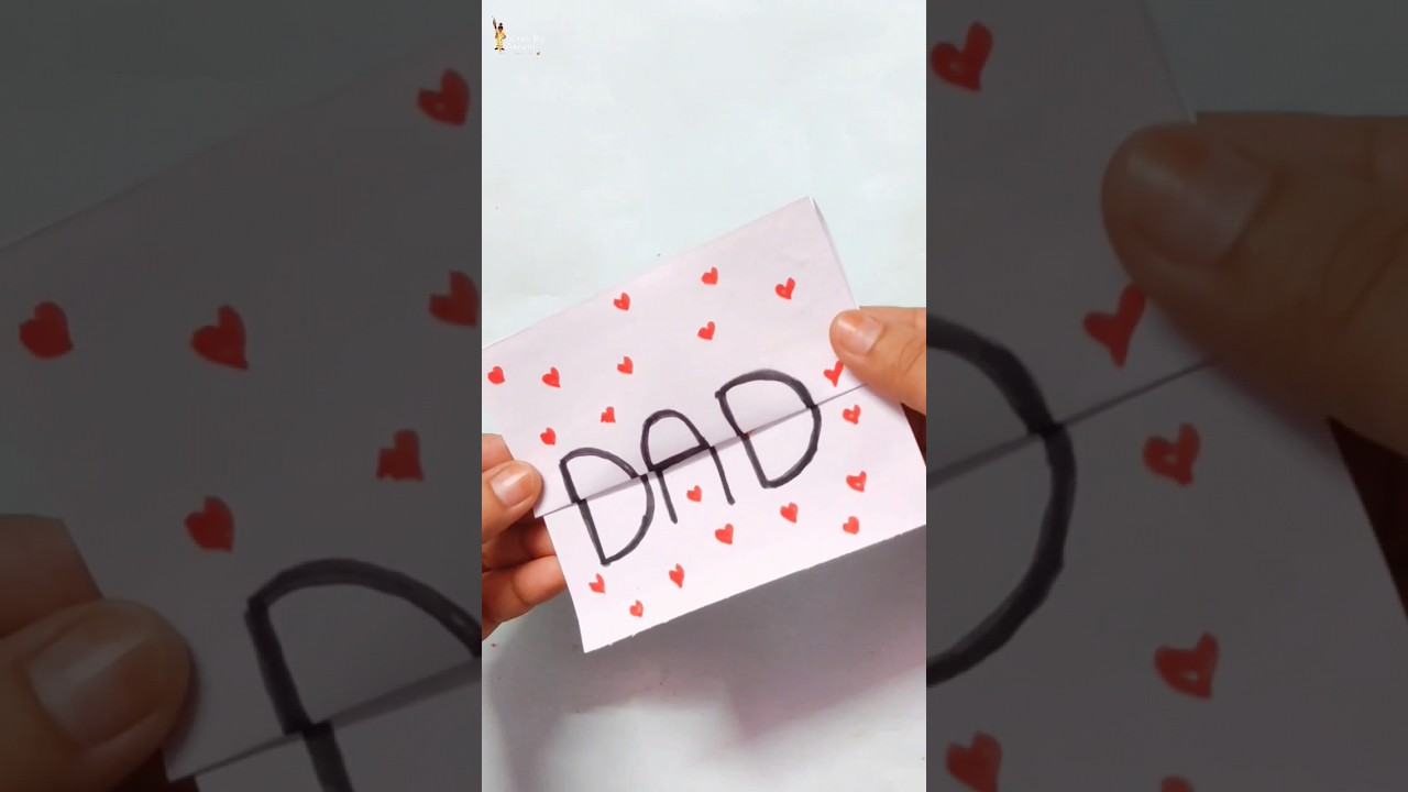 Happy father's day gift ❤️ idea for kids || Craft for kids || #kids #trending #shorts