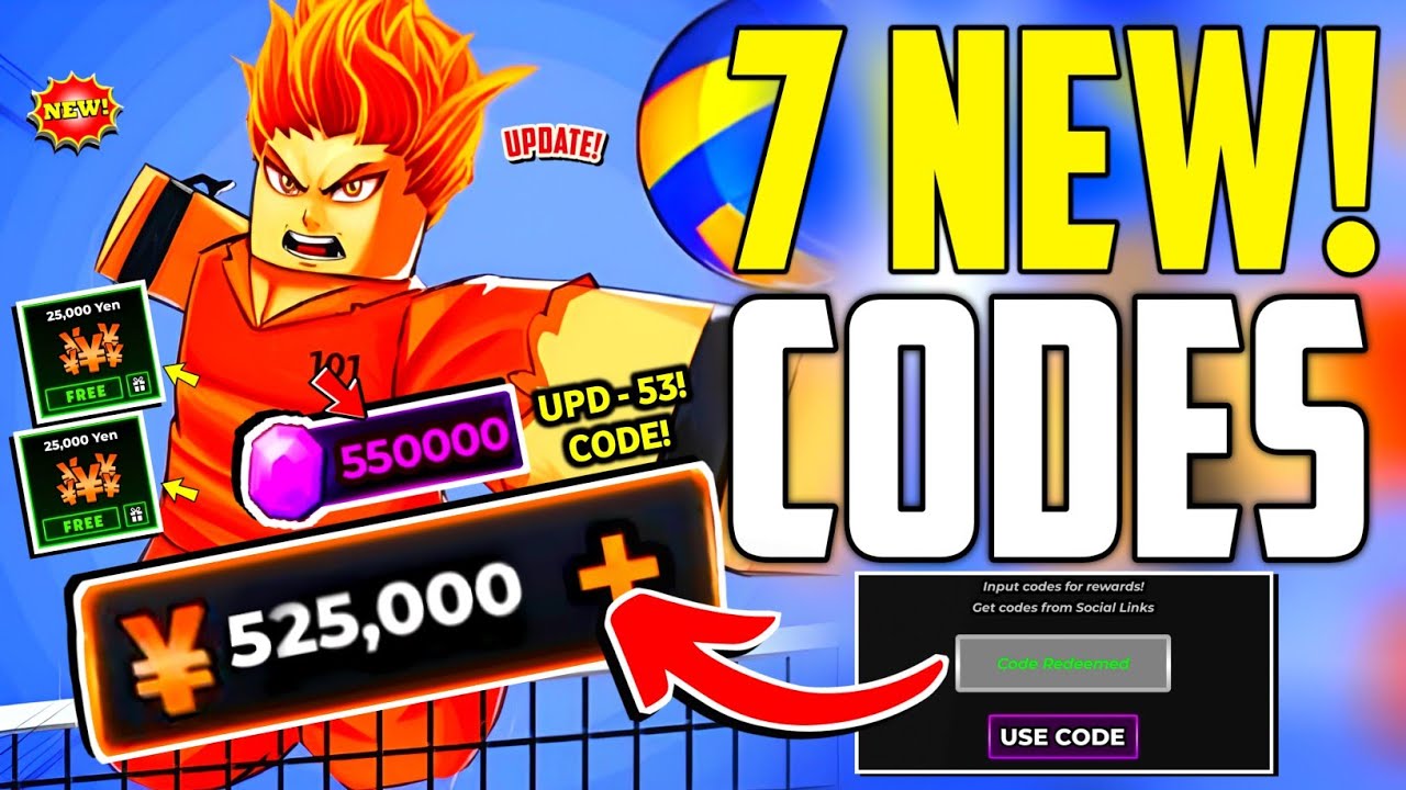 ⚠️UPDATE - 53!💥[CODE]⚠️ VOLLEYBALL LEGENDS ROBLOX CODES JANUARY 2026 - VOLLEYBALL LEGENDS CODES