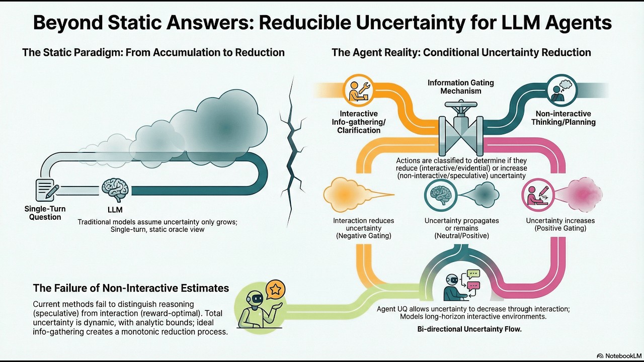 Towards Reducible Uncertainty Modeling for Reliable Large Language Model Agents