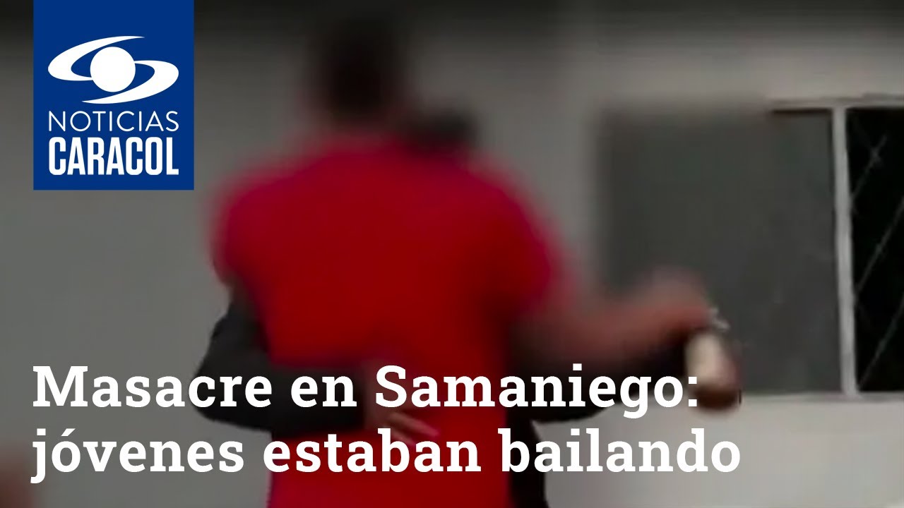 El video previo a la masacre en Samaniego: jóvenes estaban bailando antes de que les dispararan