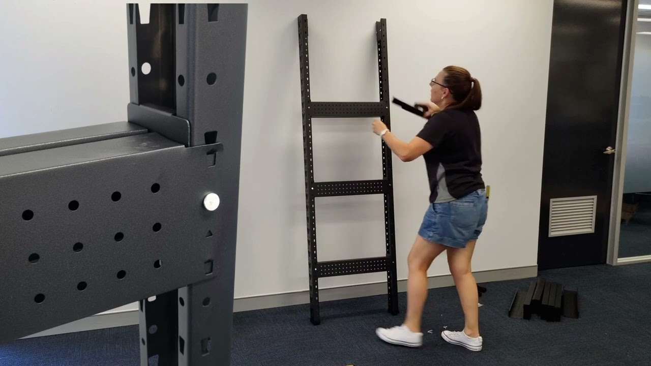 Long Span Shelving assembly