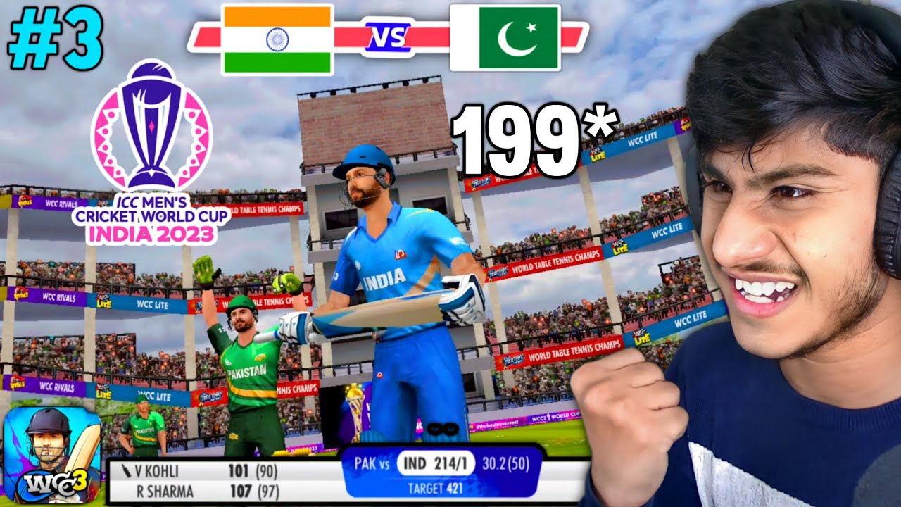 BIGGEST RUN CHASE RIVALRY | WCC3 WORLD CUP GAMEPLAY #3