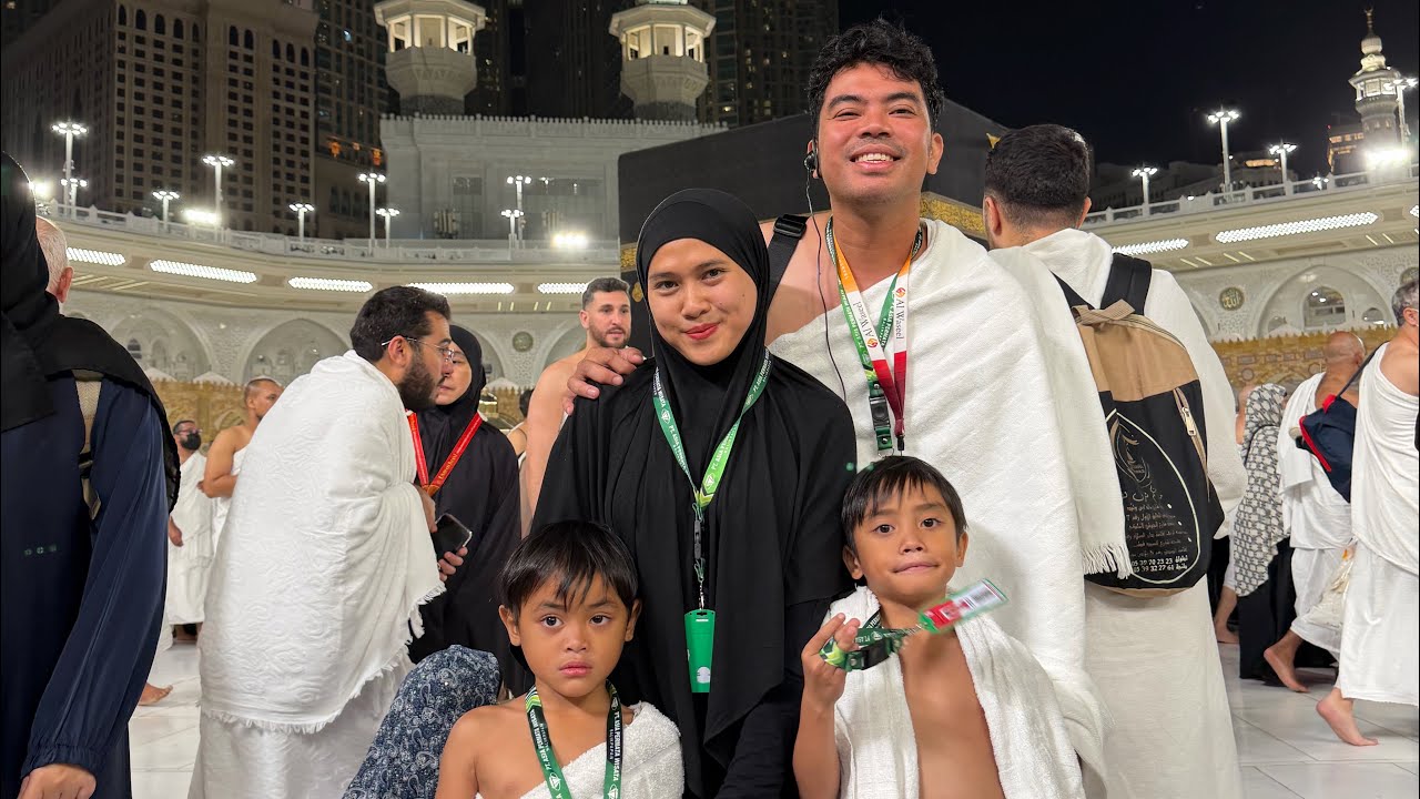 UMROH BERSAMA 2 ANAK | alhamdulillah lancar semua happy