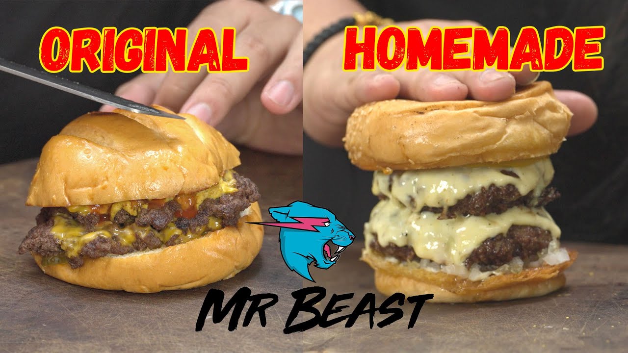 MR. BEAST BURGER AT HOME