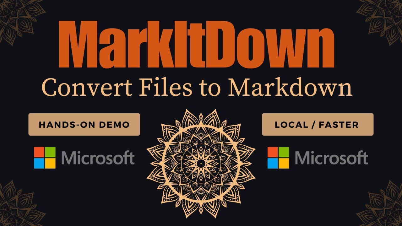 Microsoft MarkItDown — преобразование файлов и документов Office в Markdown — установка локально