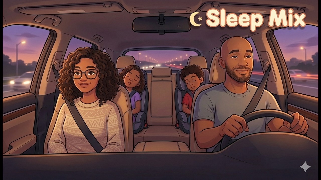 Lofi Fam | Lofi Sleep Mix for Kids 🚗💤 | Car Naps and Bedtime | End of Day Relaxation