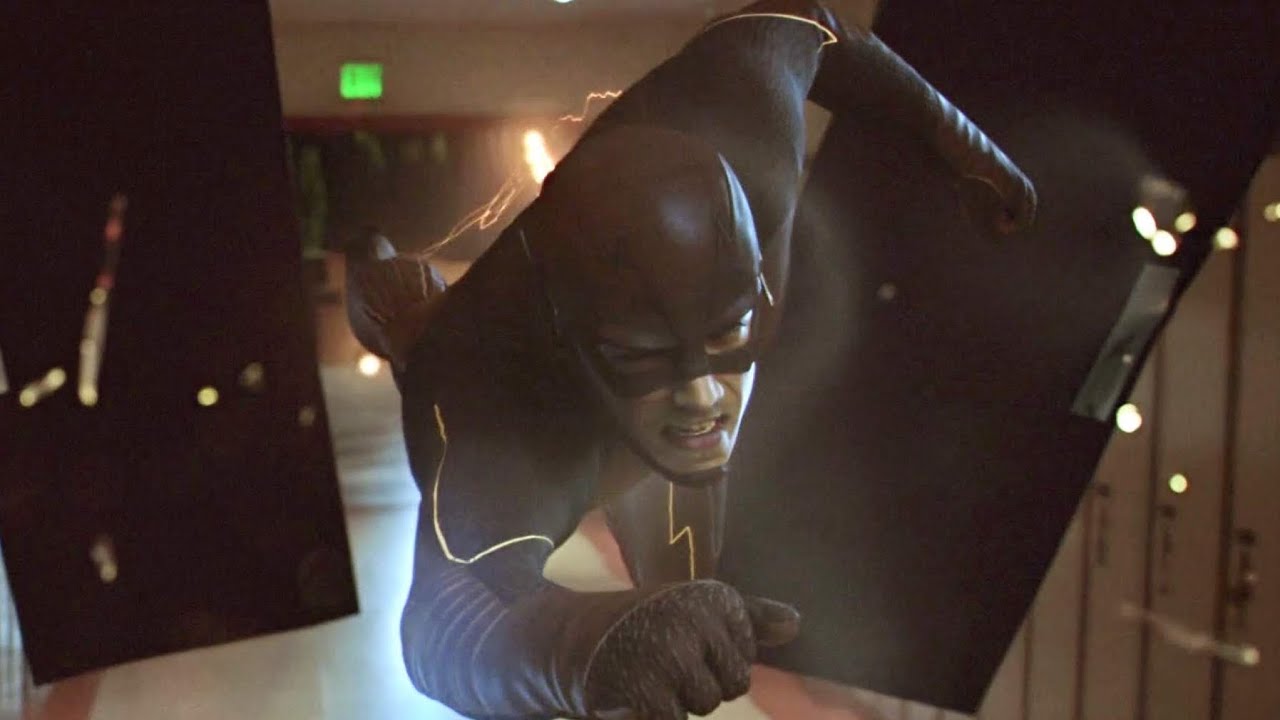 &ldquo;Super Sonic Punch Baby&rdquo; The Flash fights Girder|The Flash 1x6|