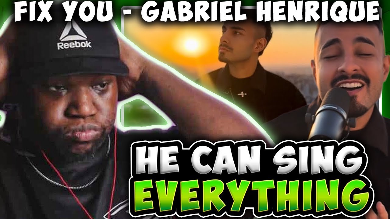 Vocalist Reacts - Fix You - Gabriel Henrique  (Coldplay Cover)