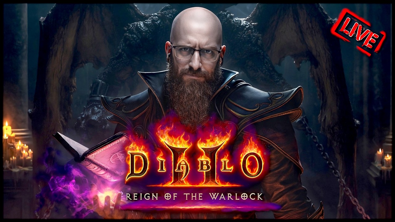 Diablo II: Resurrected 🔥 Potężny Warlock! 🔴 [NA ŻYWO]