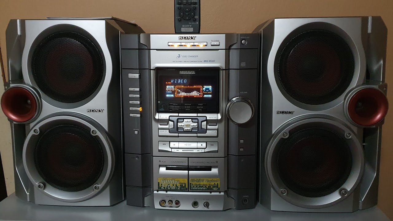 Sony MHC RG90 Grave extendido!!