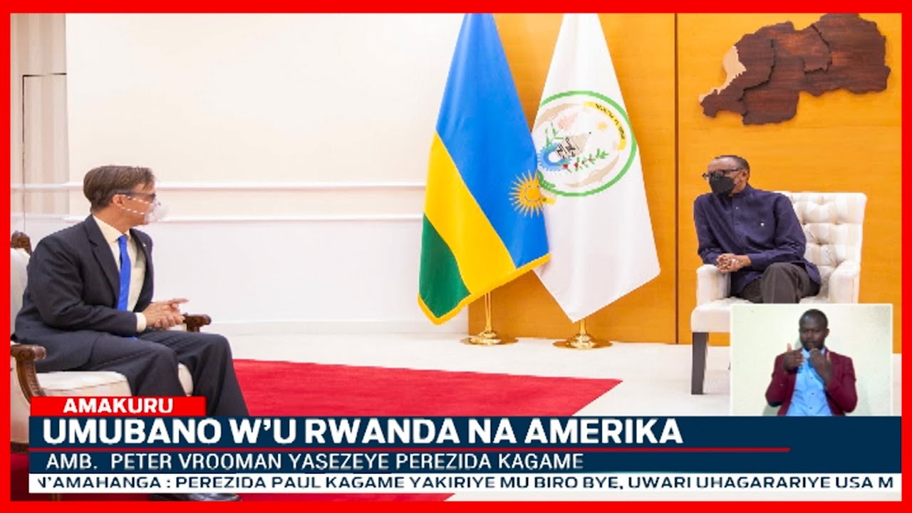Amb Peter Vrooman yasezeye kuri Perezida KAGAME