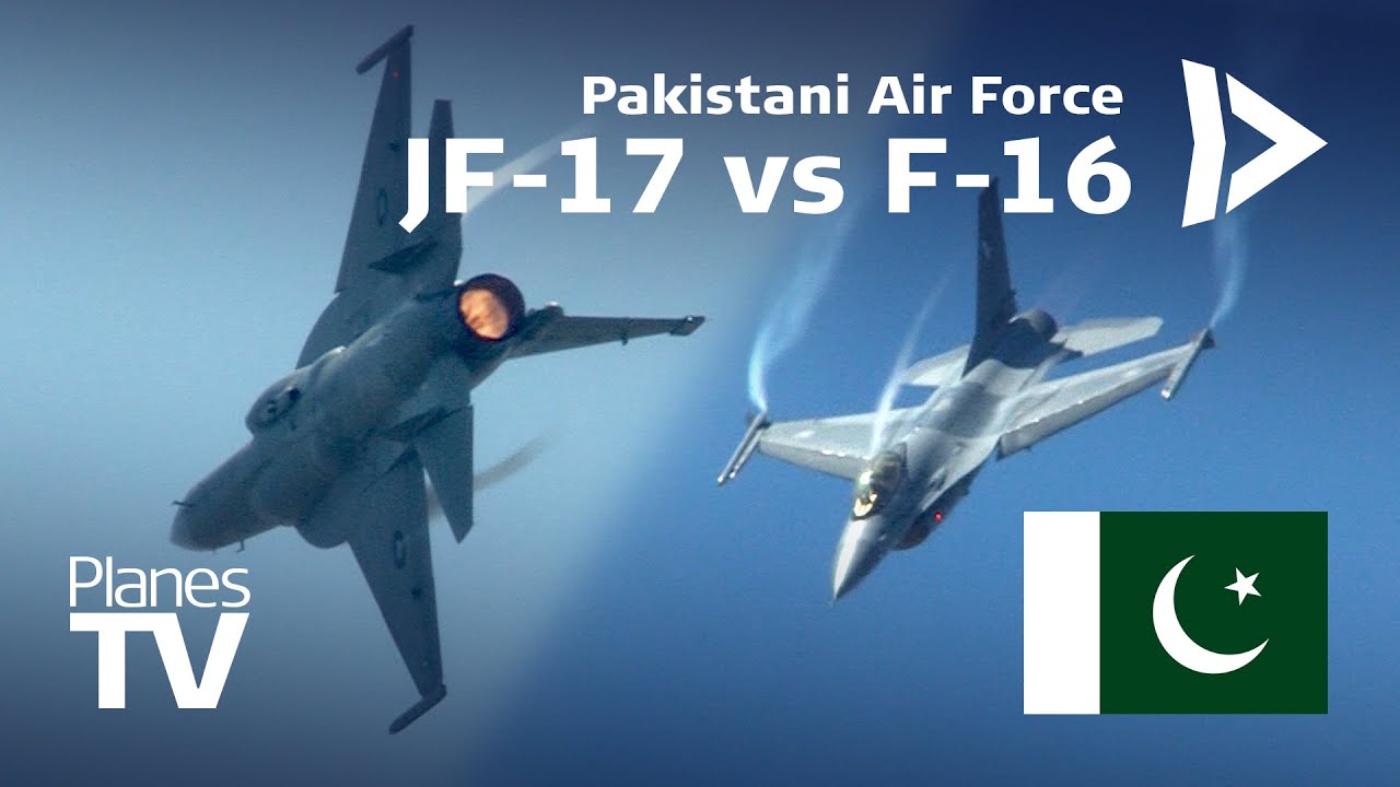 Pakistan F-16 Falcon vs JF-17 Thunder Airshow Display