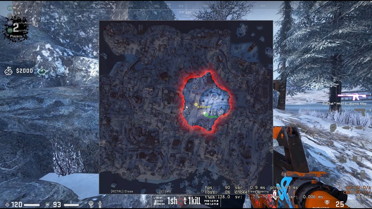 #5/6 CS:GO Danger Zone Arctic by Michal3210 (Not official map). Playing with friends.