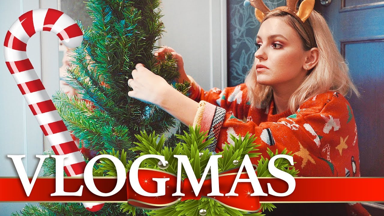 VLOGMAS #1 КАК УКРАСИТЬ КОМНАТУ К НОВОМУ ГОДУ
