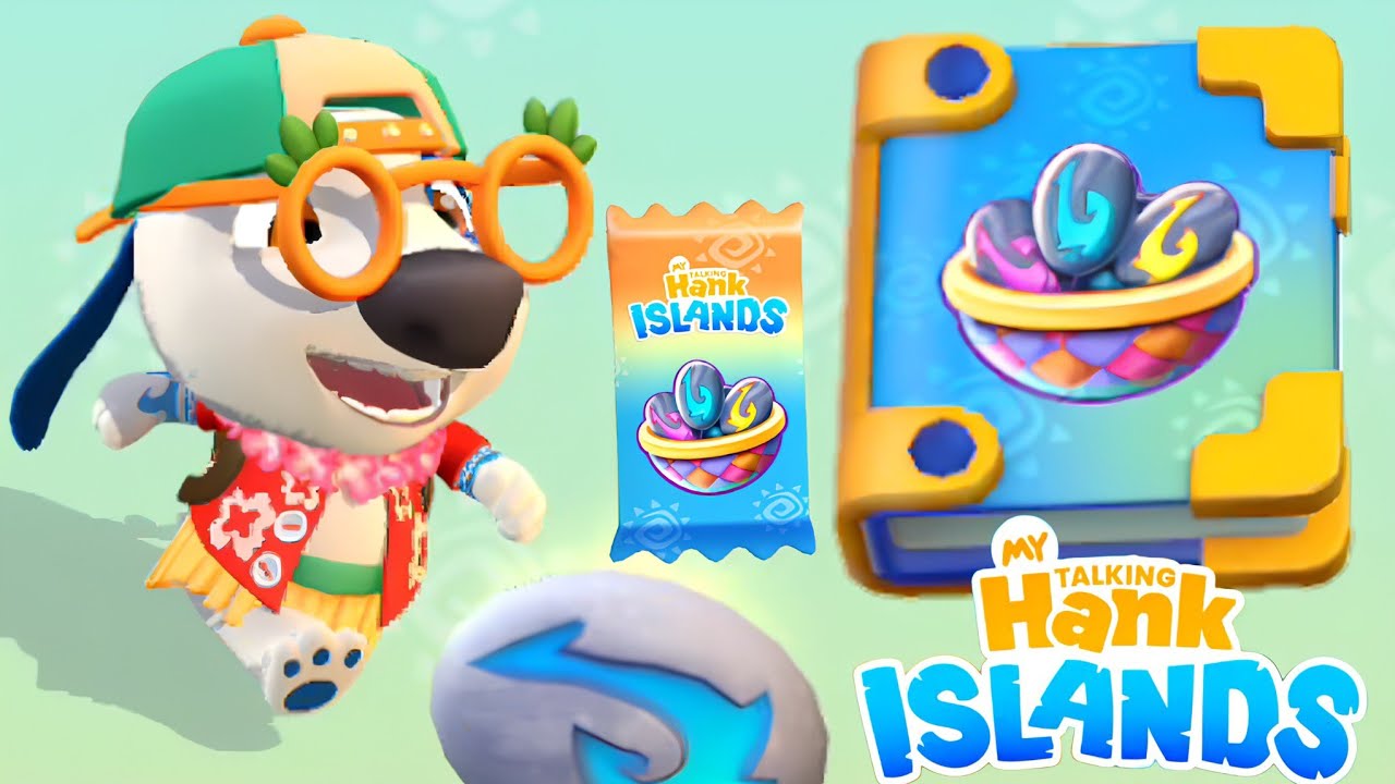 My Talking Hank islands Summer update Beach Party event Stickers Album Complete New outfit unlocked