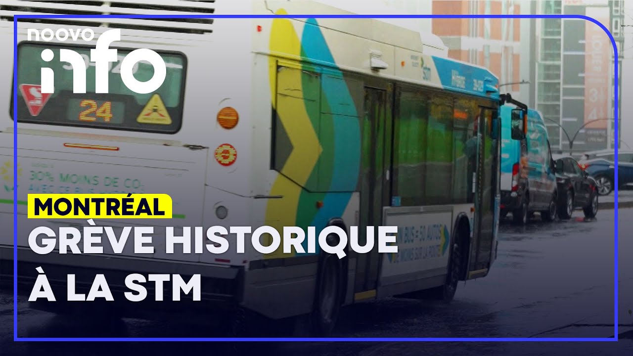 À quelques heures d'une grève historique à  la STM