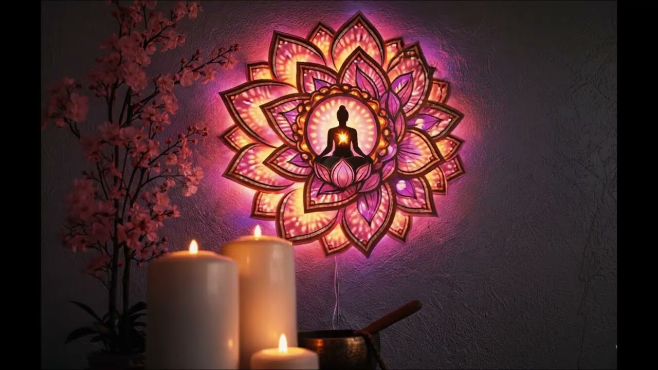 ✨ 888 Hz | The Flower of Life in Flame — Handpan Meditation for Prosperity & Higher Vibration ✨