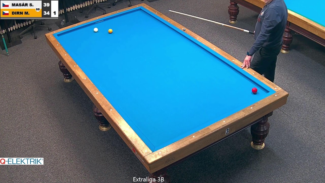 Czech league | 3-cushion | D1 | 10th round | Stanislav Masár v Marcel Dirn
