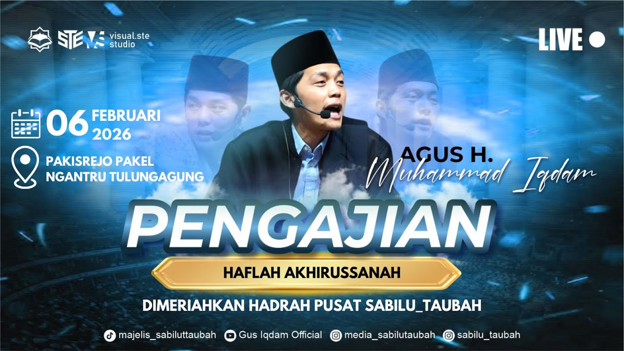 [LIVE] PENGAJIAN UMUM GUS H.M. IQDAM DAN HADROH PUSAT DI KALIPAKIS PAKEL NGANTRU (06 FEBRUARI 2026)