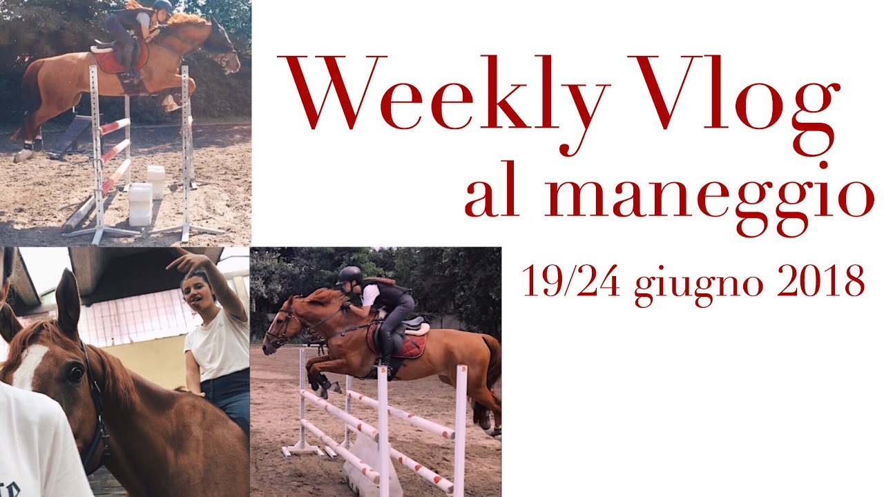 Weekly Vlog al maneggio | 19/24 giugno | Pernilla Iperti