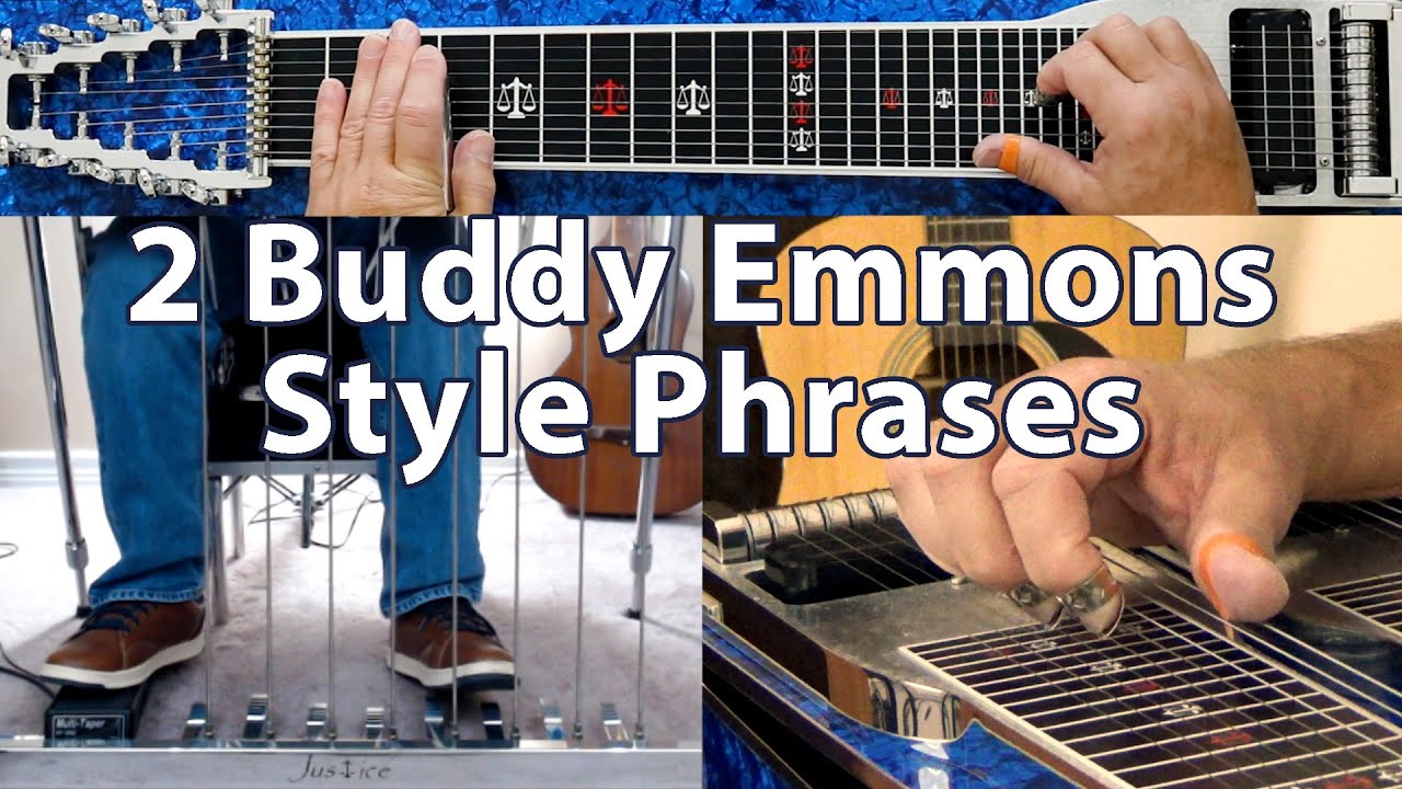 2 Versatile Buddy Emmons Style Phrases | Pedal Steel Guitar Lesson