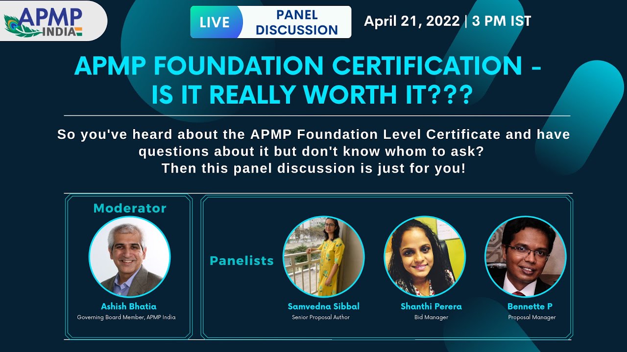 APMP Foundation Certification - Is it really worth it???