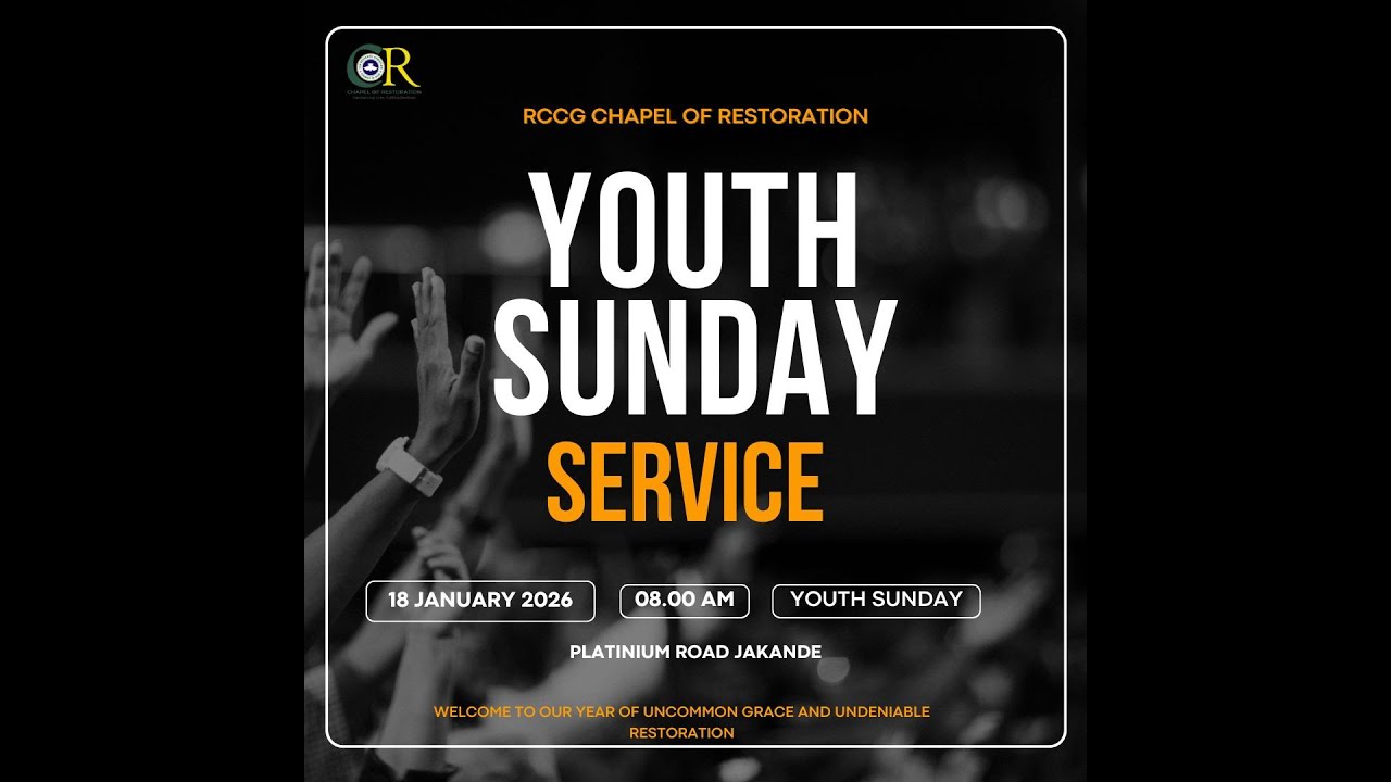 SPECIAL  YOUTH SERVICE || OUR YEAR OF UNCOMMON GRACE AND UNDENIABLE RESTORATION || 18/1/26