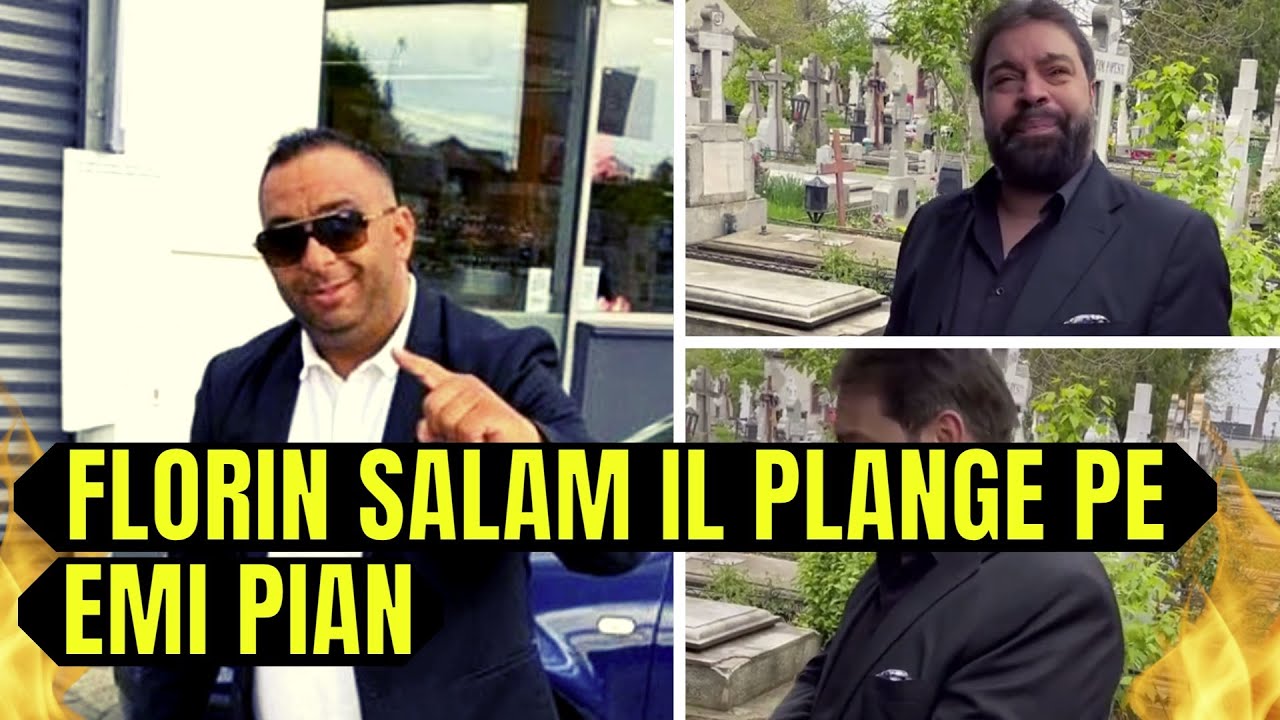 FLORIN SALAM CANTA LA MORMANTUL LUI EMI PIAN DE PASTE. JALE SI DURERE PENTRU CLANUL PIAN