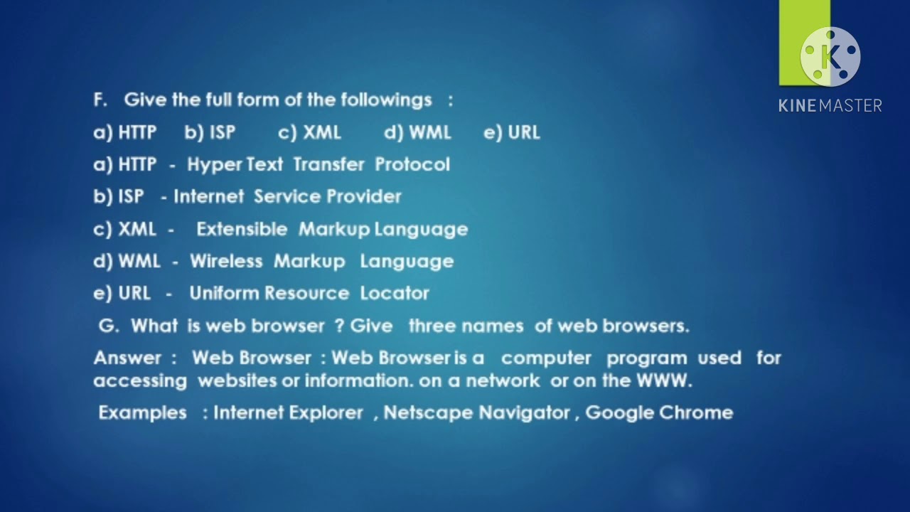 CLASS 6 COMPUTER CHAPTER 7 INTRODUCTION TO  HTML , PART 6