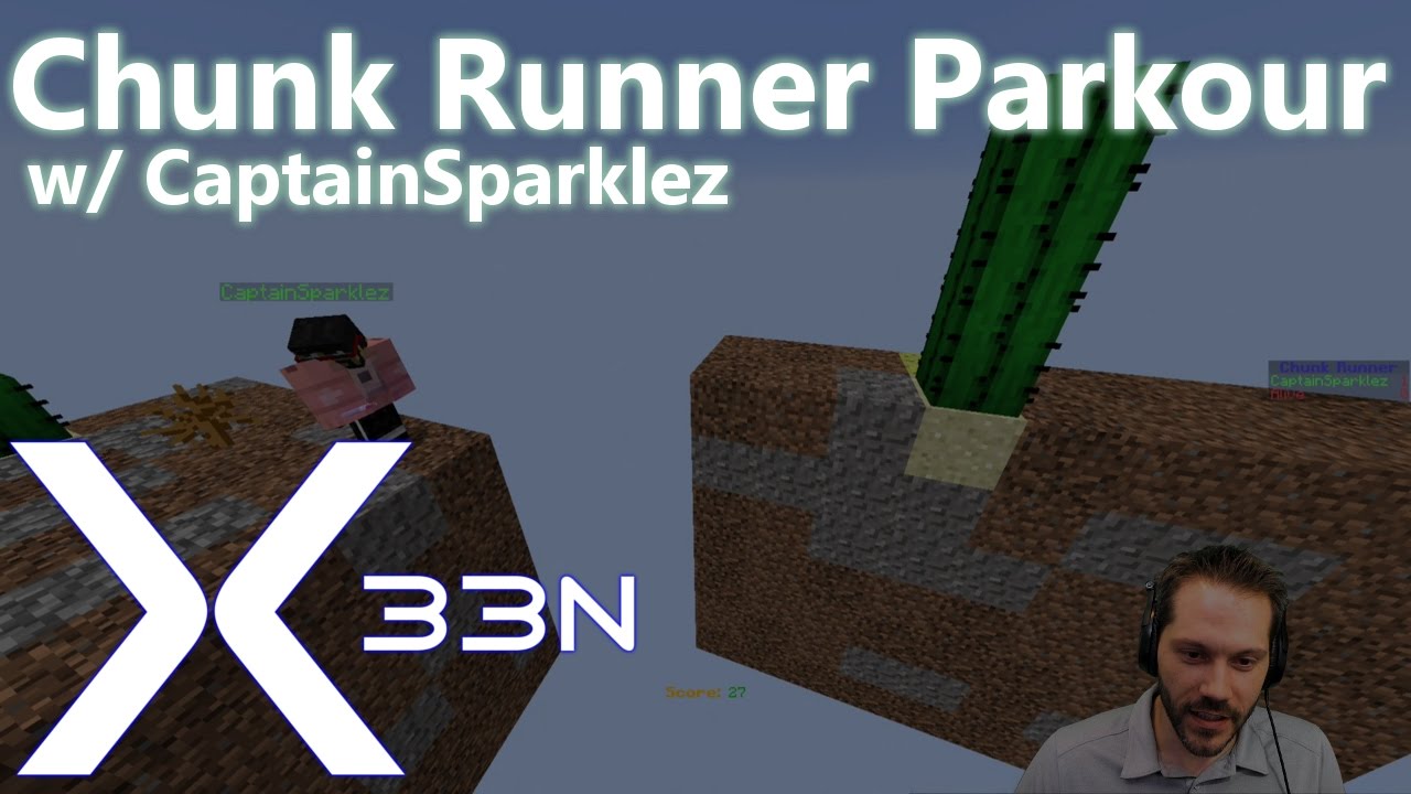 Minecraft: Chunk Runner Parkour w/ CaptainSparklez