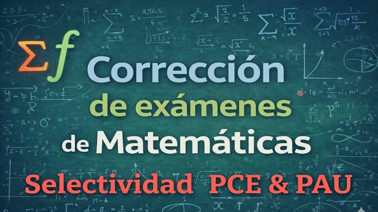 Matrices y Determinantes  Corrección de Exámenes01  de Selectividad  PCE & PAU Matemáticas