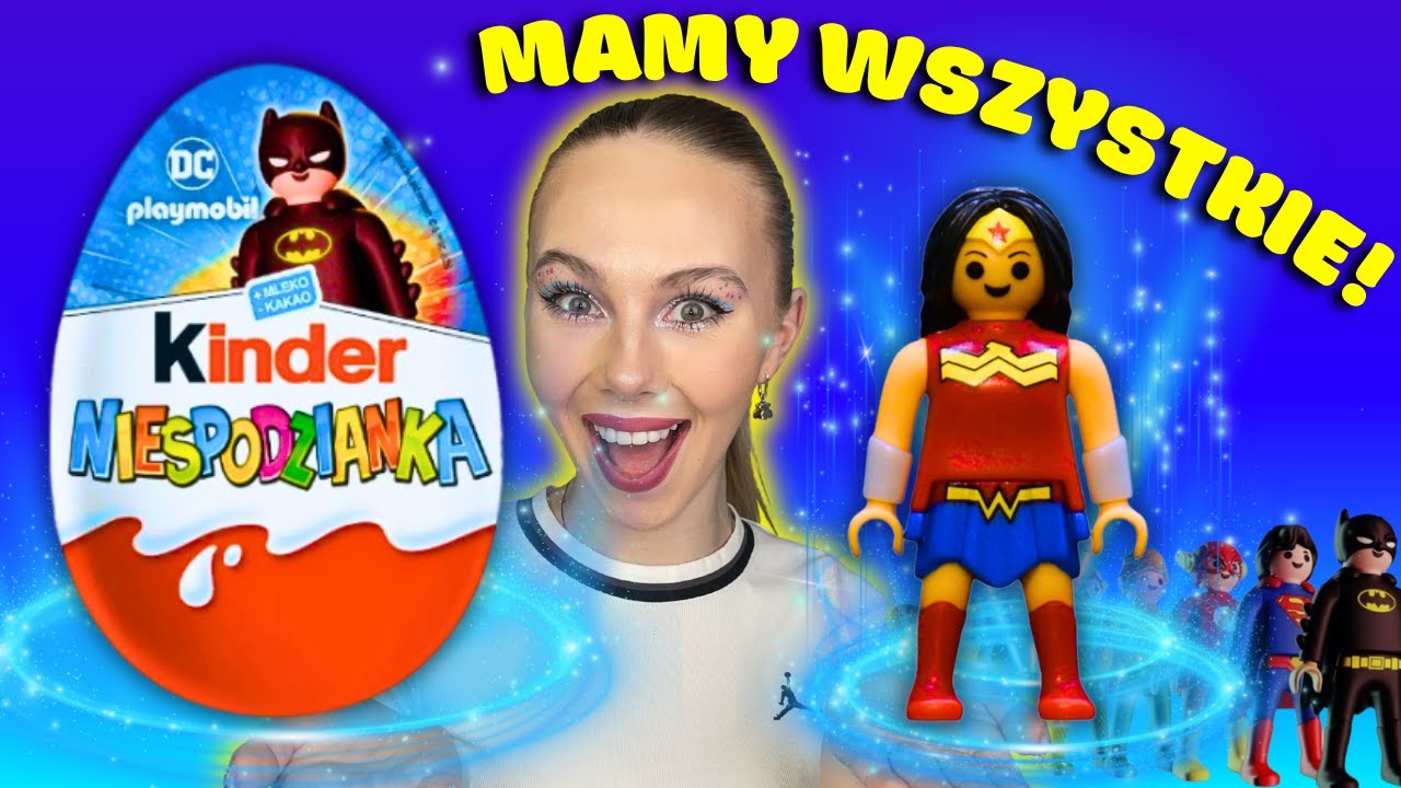 Trafiłam WSZYSTKIE figurki z Superbohaterami DC Playmobil ❗️| KINDER | Playmobil | DC | Pattje