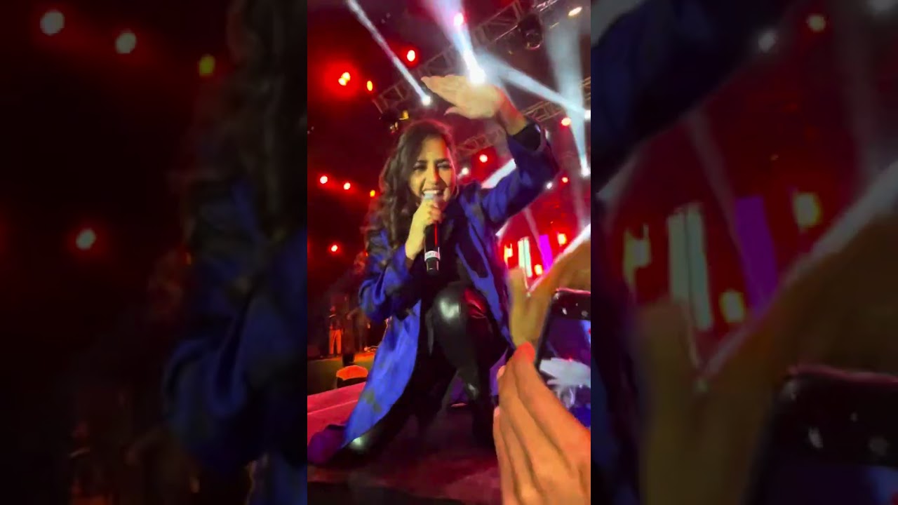 Neeti Mohan live show in￼ umrangso falcon Festival, 2023 ￼