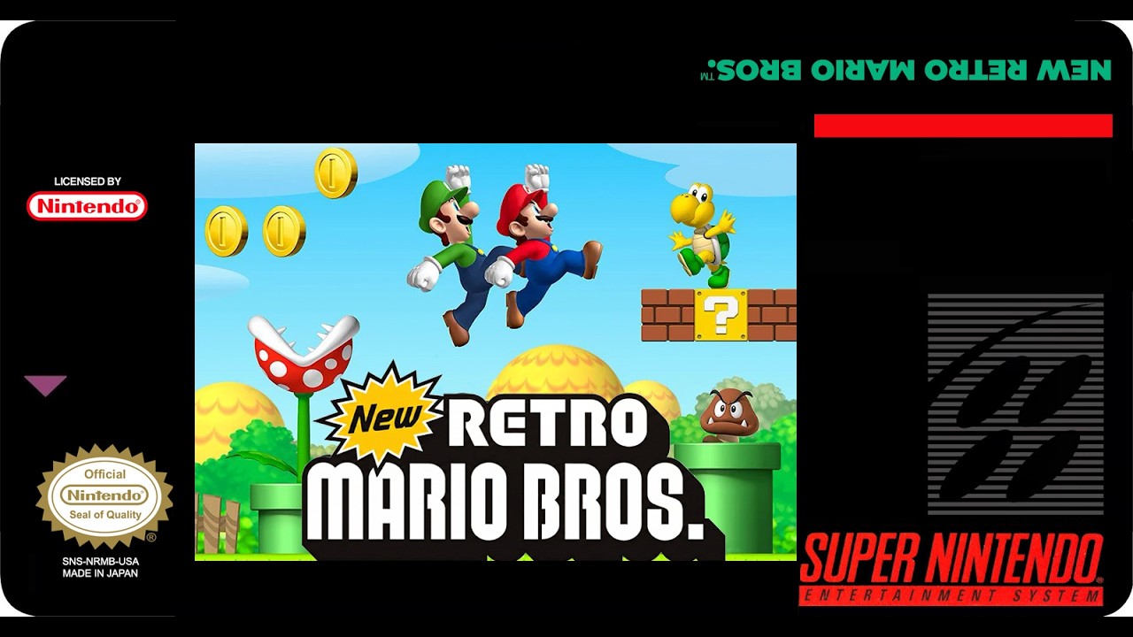 New Retro Mario Bros SNES (MOD) – O Remake de Super Mario Bros com Gráficos do Nintendo DS! 🍄🎮