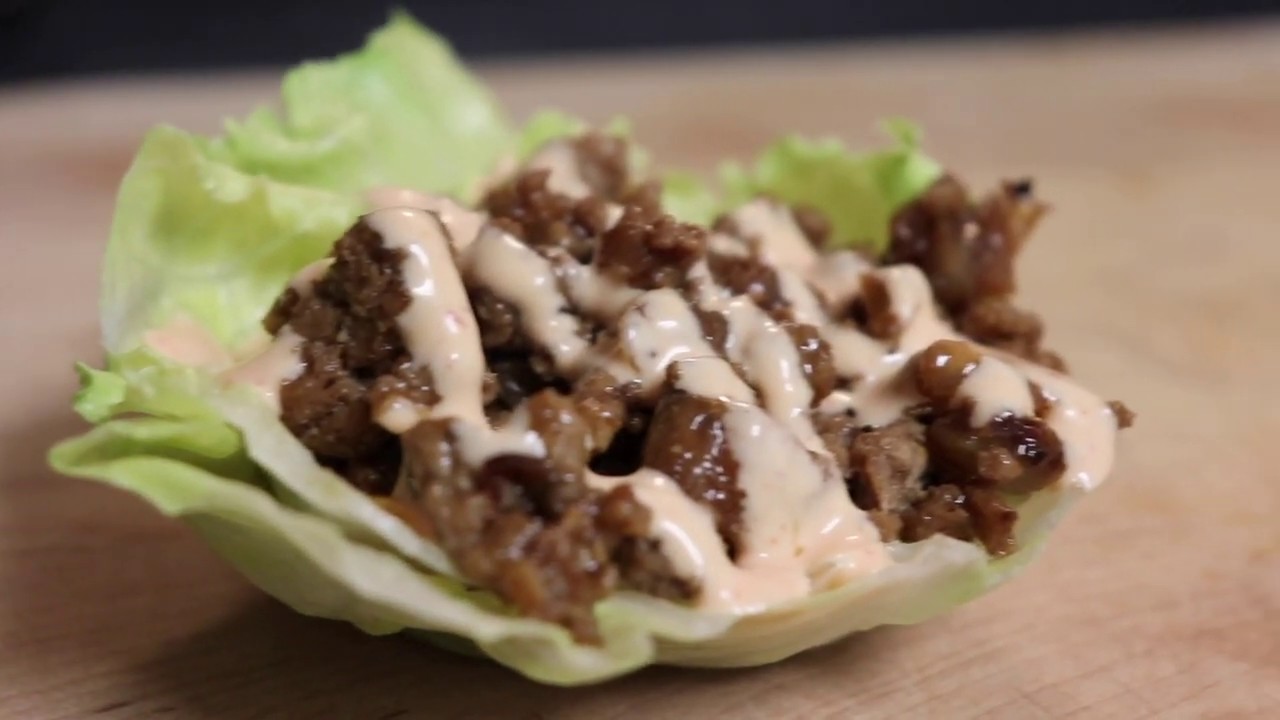 Азиатские салатные роллы с фаршем из индейки | Стиль PF Changs | Готовить легко