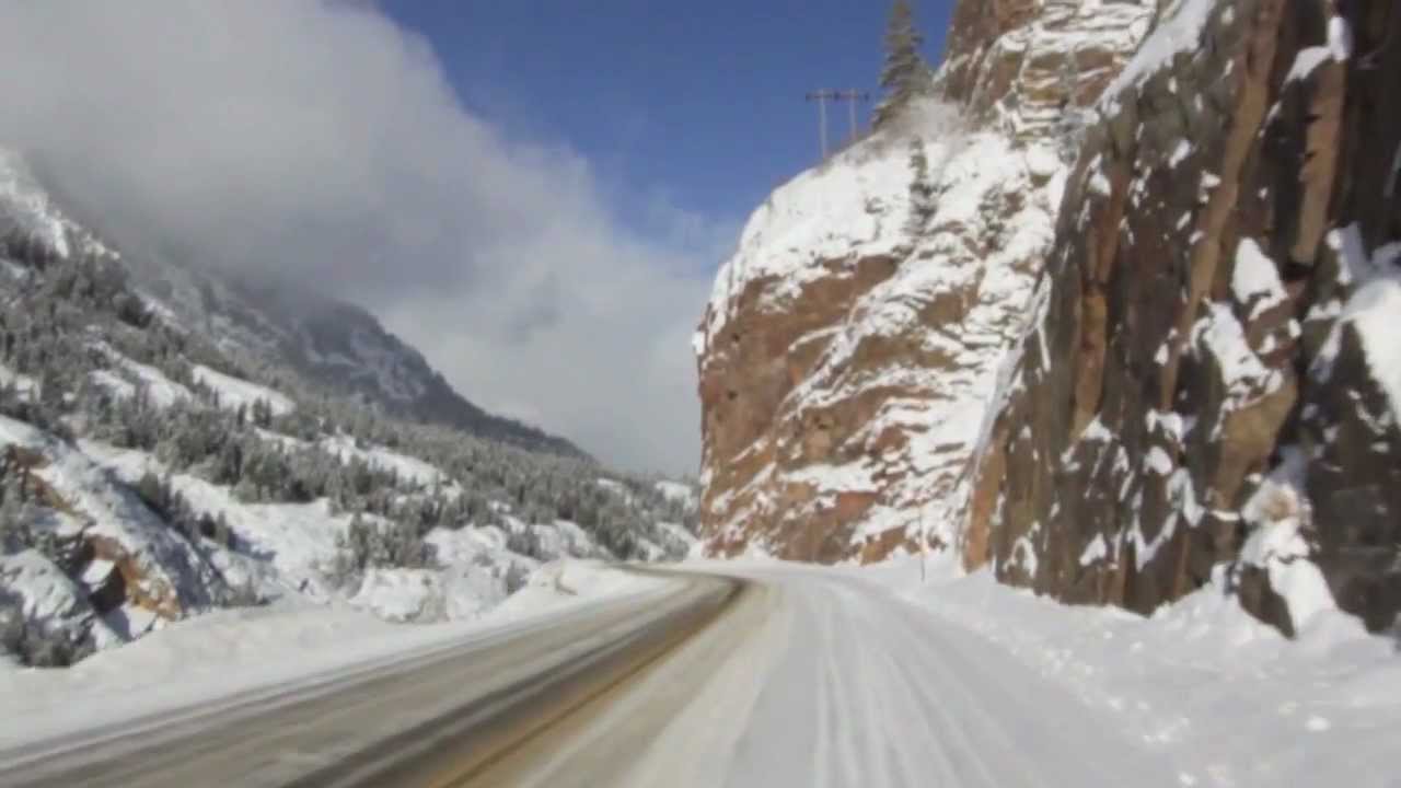 Driving the Million Dollar Highway during Winter
