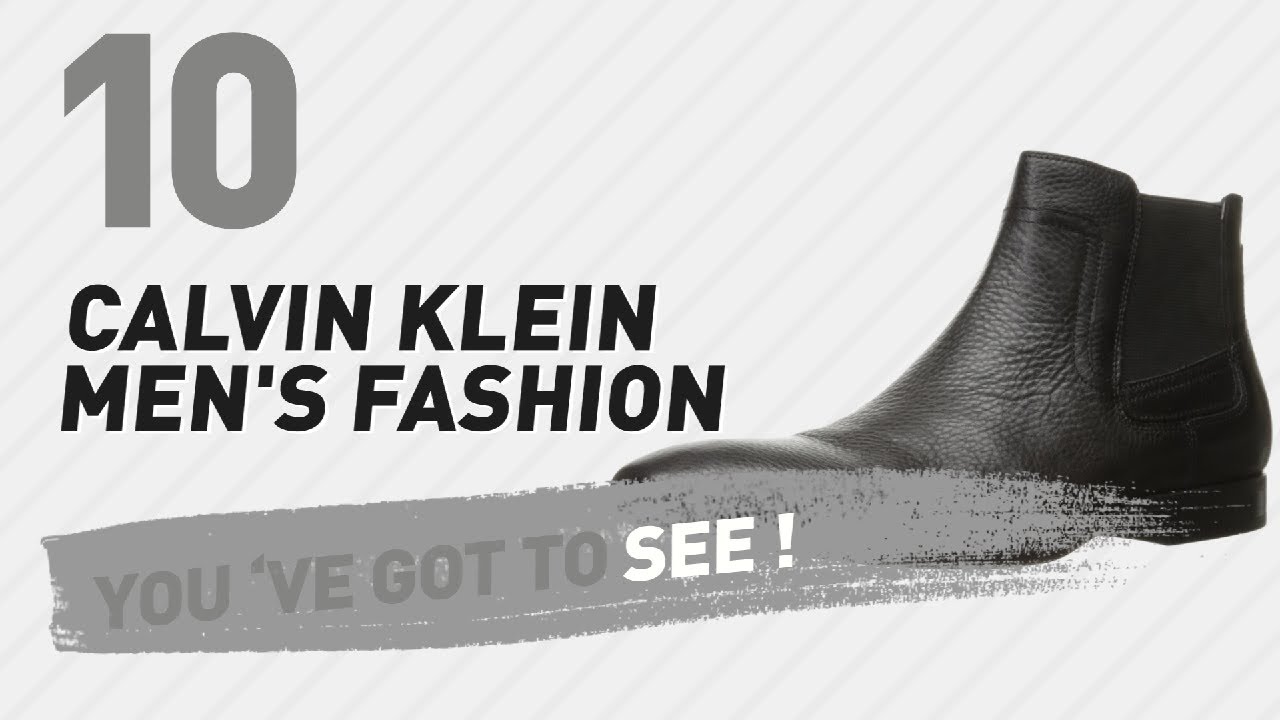 Calvin Klein Ankle Boots For Men // New & Popular 2017